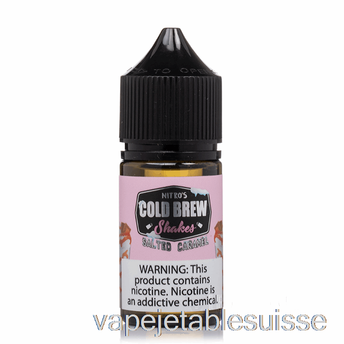 Vape Suisse Caramel Salé - Sels D'infusion Froide Nitros - 30ml 25mg